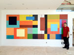 Large Canvas Installation